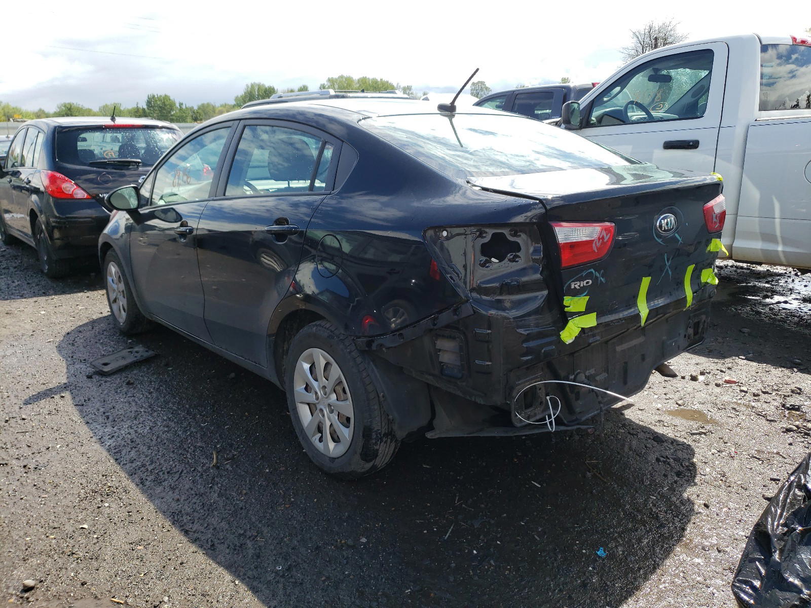 Photo 3 from auction – 2015 KIA RIO LX with VIN KNADM4A35F6432771