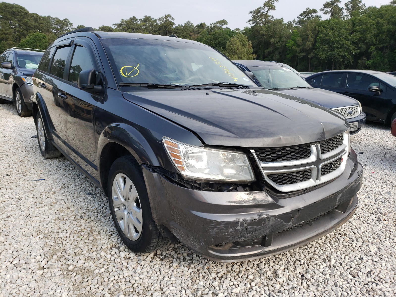 DODGE JOURNEY SE 2015 with VIN 3C4PDCAB5FT747528 - Photo from auction