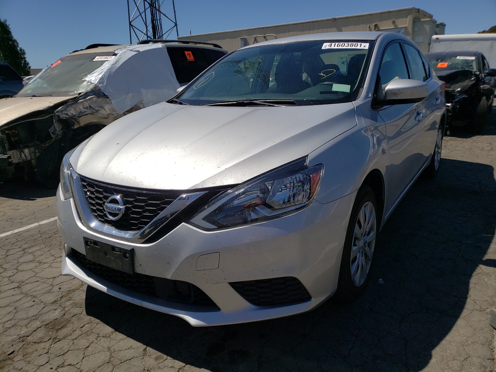 Photo 2 from auction – 2019 NISSAN SENTRA S with VIN 3N1AB7AP2KY243887
