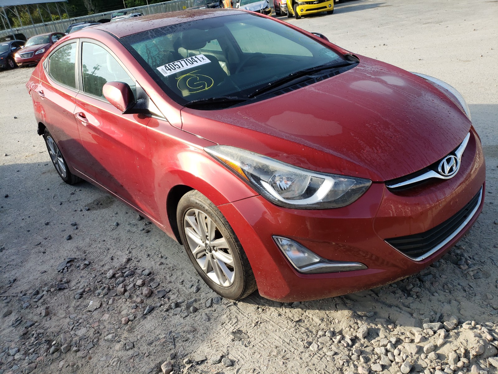 HYUNDAI ELANTRA SE 2016 with VIN 5NPDH4AE3GH705223 - Photo from auction