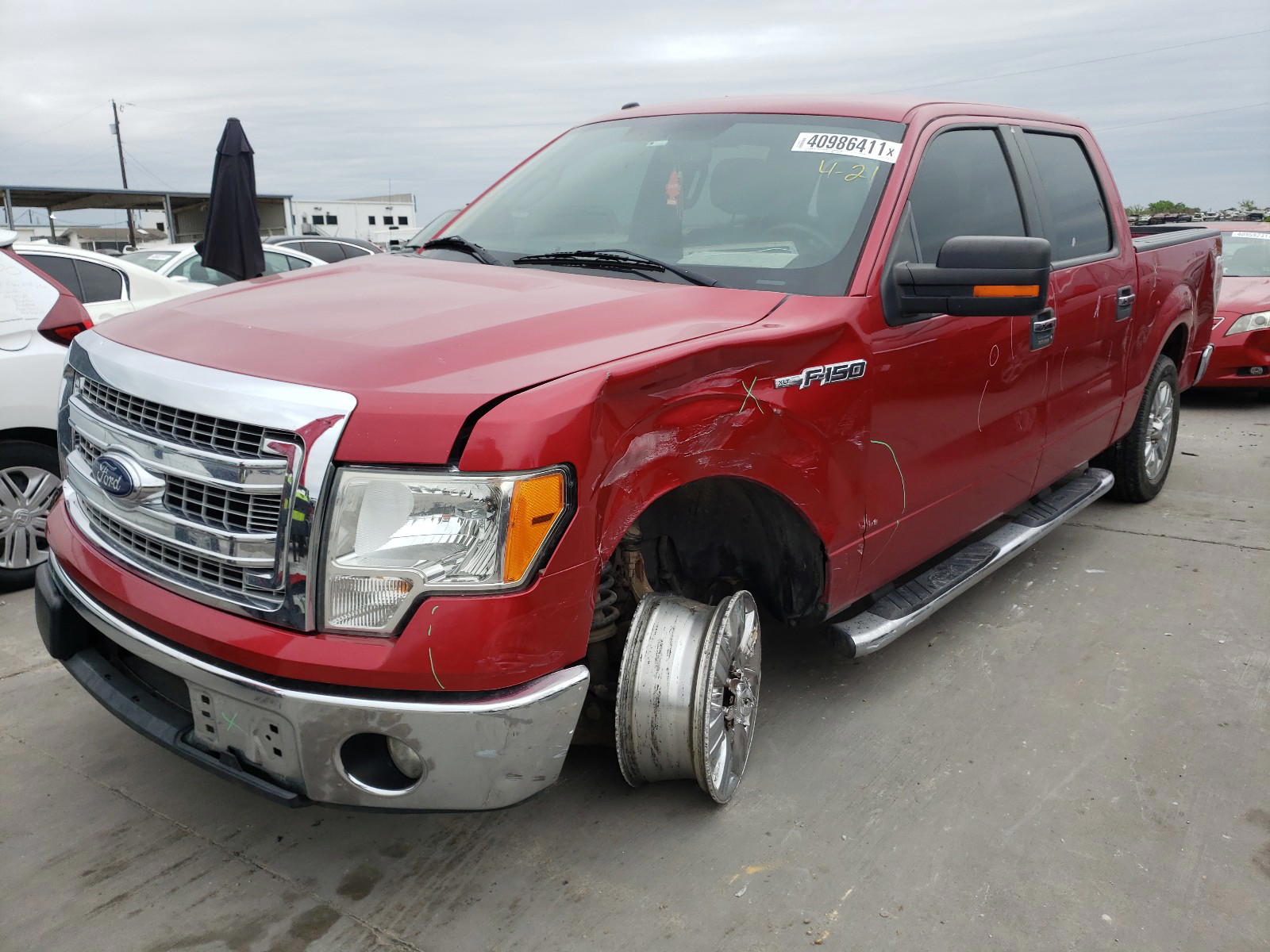 Photo 2 from auction – 2011 FORD F150 SUPER with VIN 1FTFW1CF4BKD62189