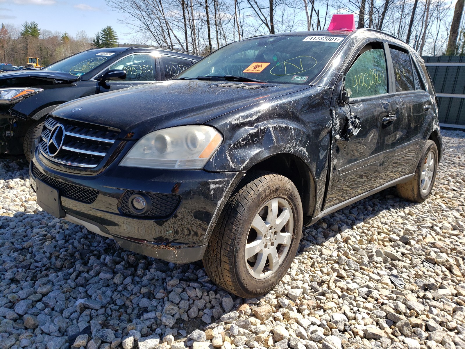 Photo 2 from auction – 2007 MERCEDES-BENZ ML 350 with VIN 4JGBB86E67A209554