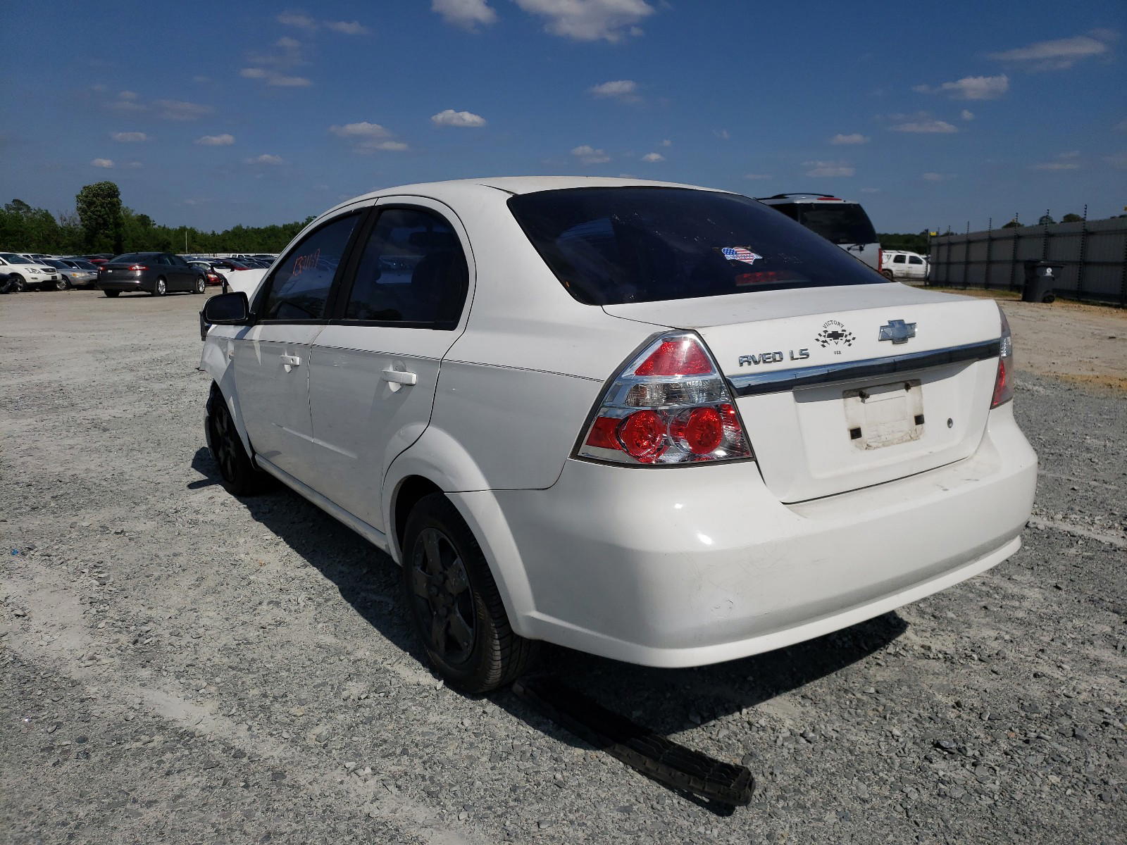 Photo 3 from auction – 2007 CHEVROLET AVEO BASE with VIN KL1TD56677B125805