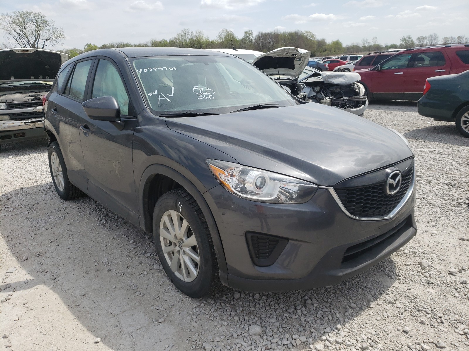 MAZDA CX-5 SPORT 2014 with VIN JM3KE4BE0E0375279 - Photo from auction