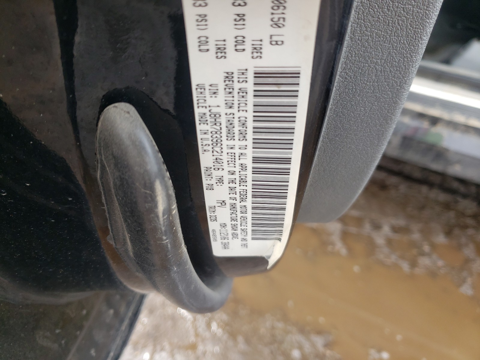 Photo 10 from auction – 2006 JEEP GRAND CHER with VIN 1J8HR78396C214016