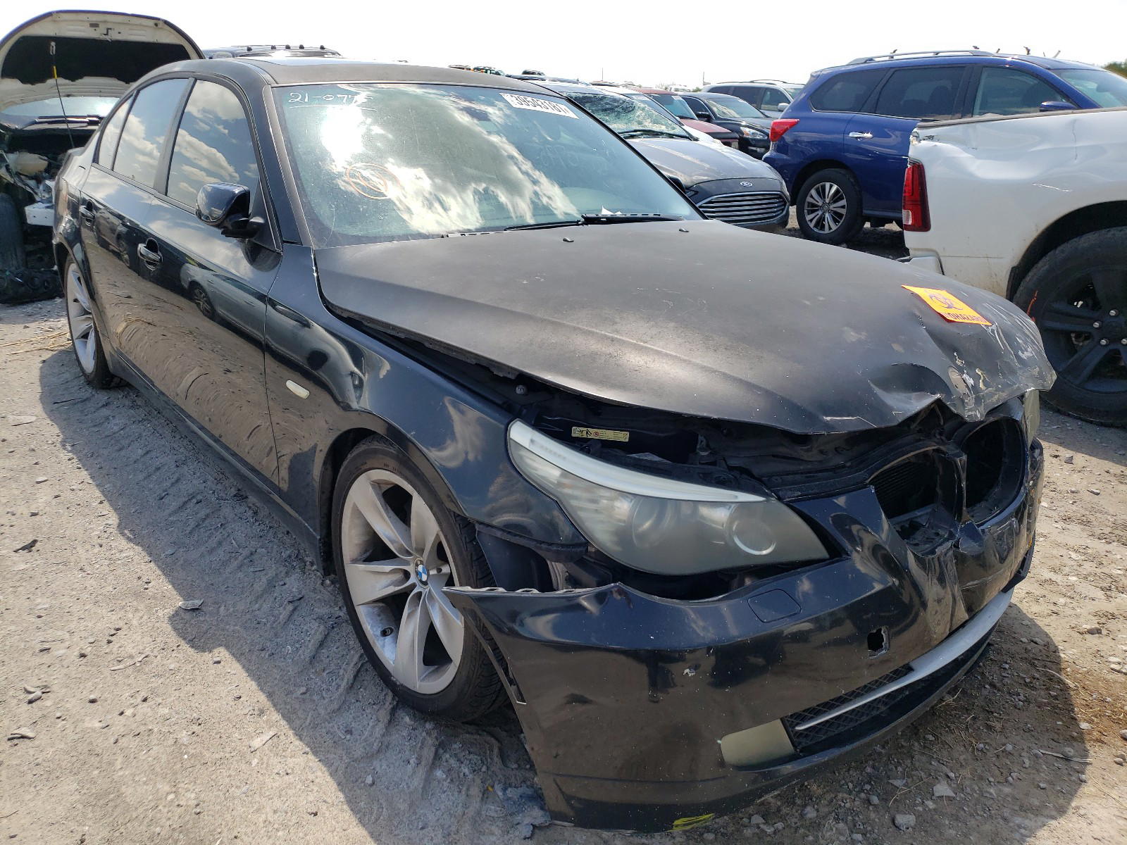BMW 528 I 2008 with VIN WBANU53538CT16353 - Photo from auction
