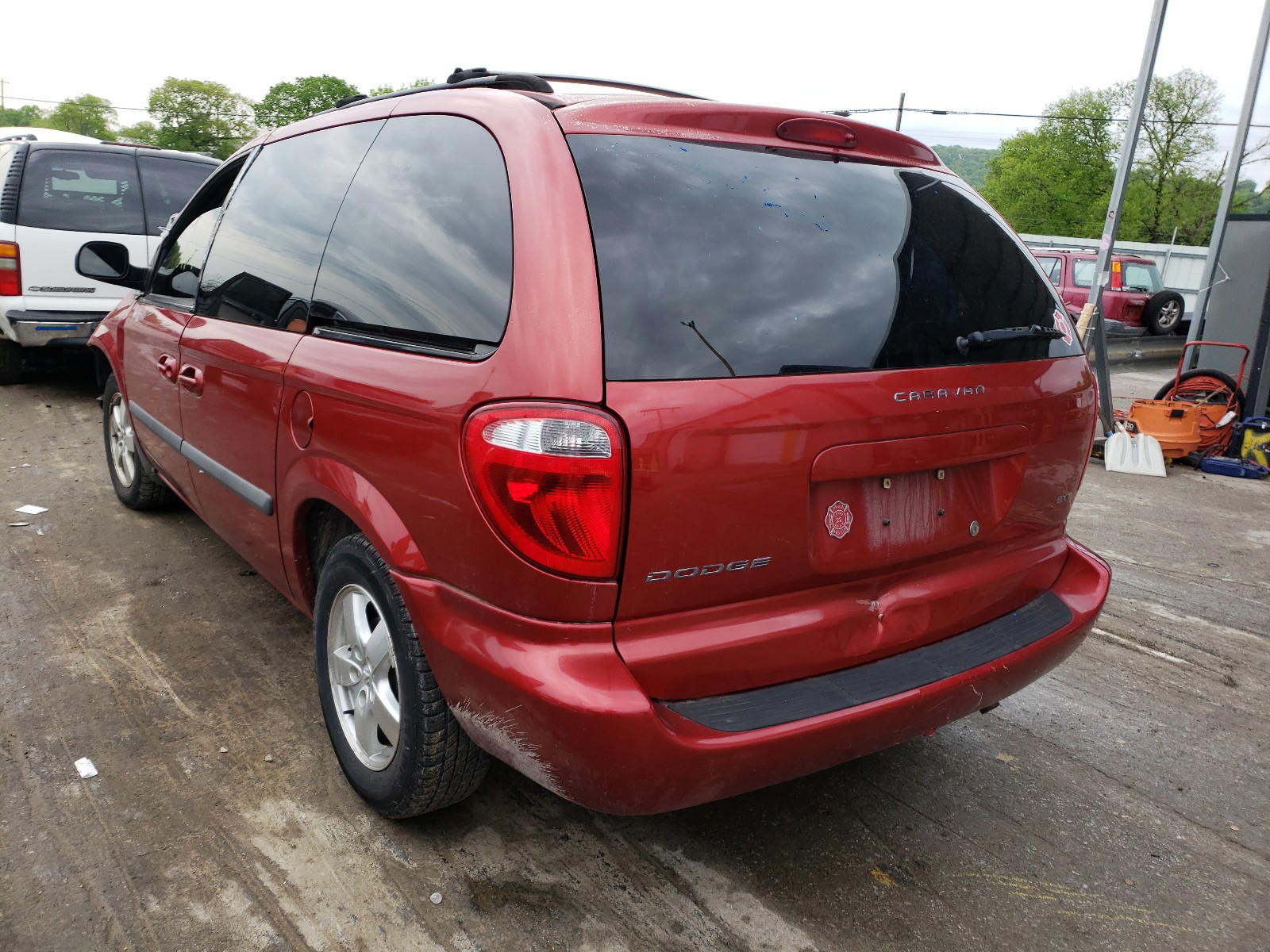 Photo 3 from auction – 2007 DODGE CARAVAN SX with VIN 1D4GP45R97B159996