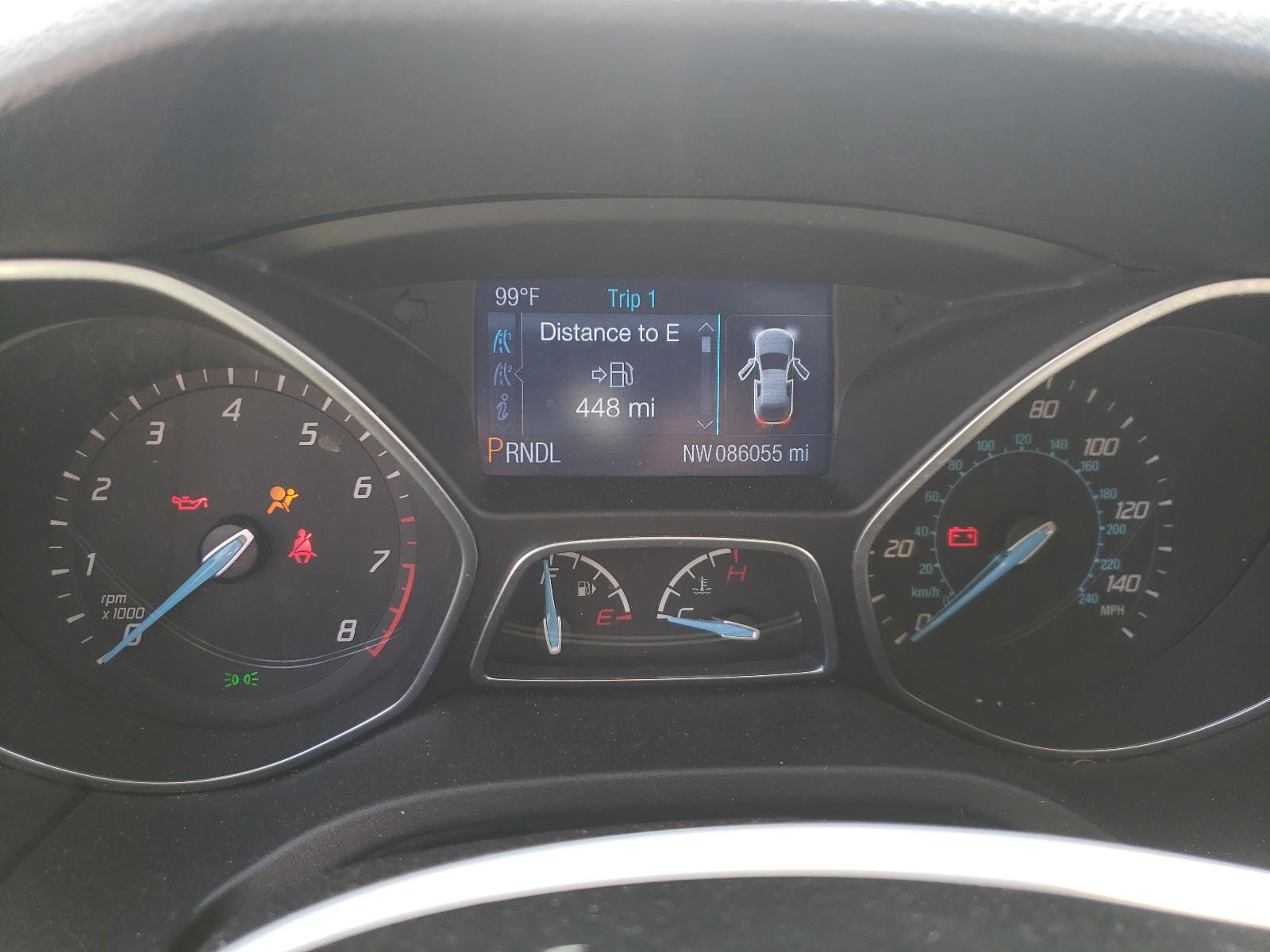 Photo 8 from auction – 2014 FORD FOCUS SE with VIN 1FADP3F22EL281415