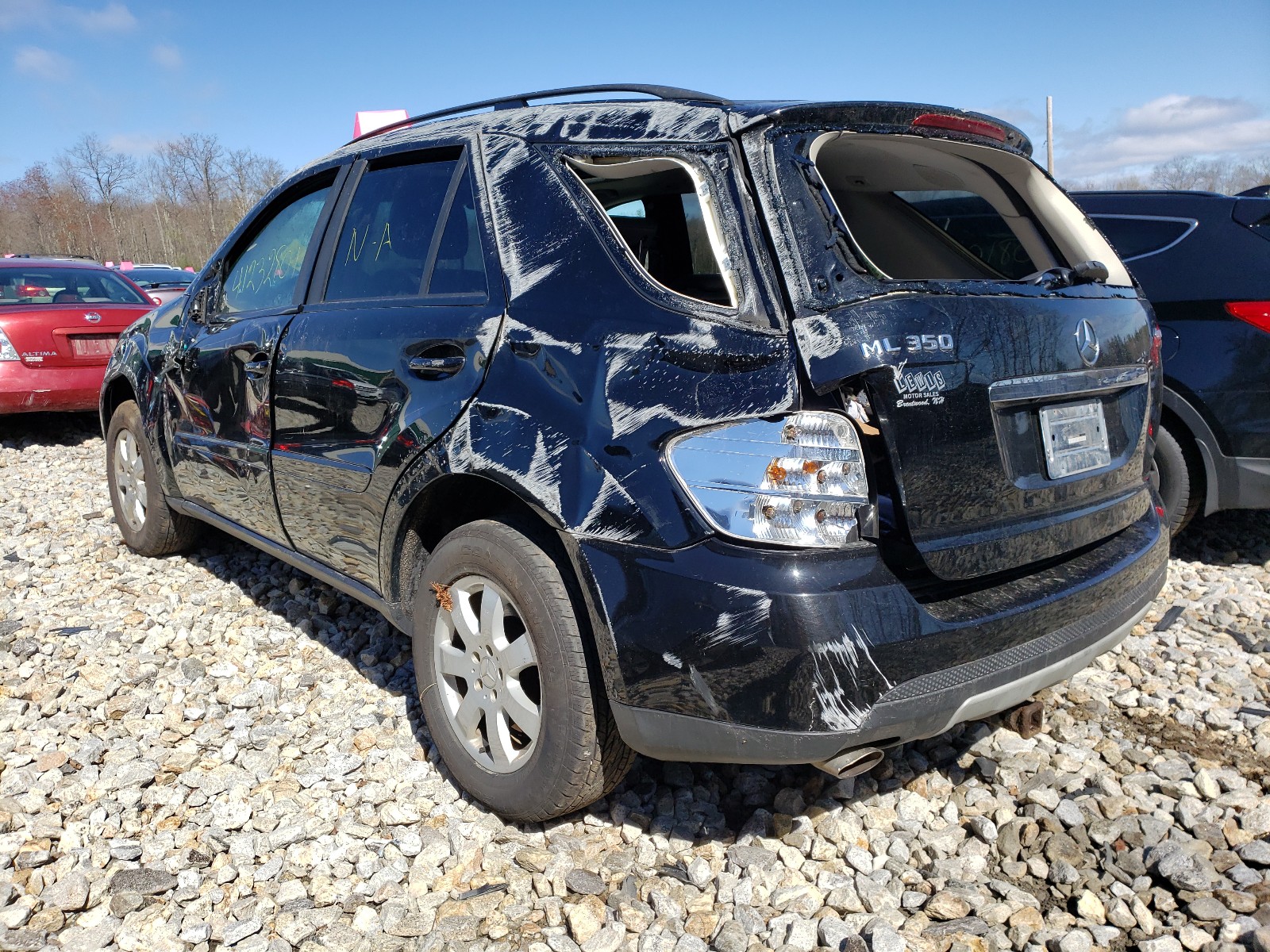 Photo 3 from auction – 2007 MERCEDES-BENZ ML 350 with VIN 4JGBB86E67A209554