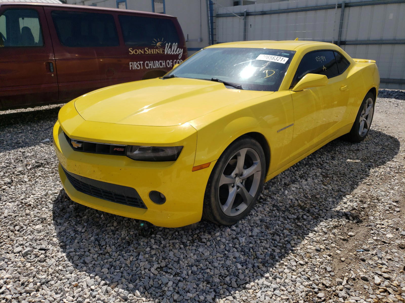 Photo 2 from auction – 2014 CHEVROLET CAMARO LT with VIN 2G1FB1E32E9322156