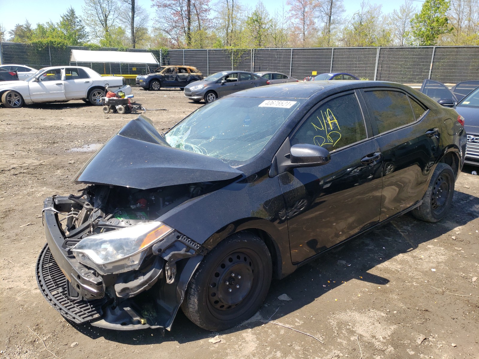Photo 2 from auction – 2016 TOYOTA COROLLA L with VIN 2T1BURHE5GC597731