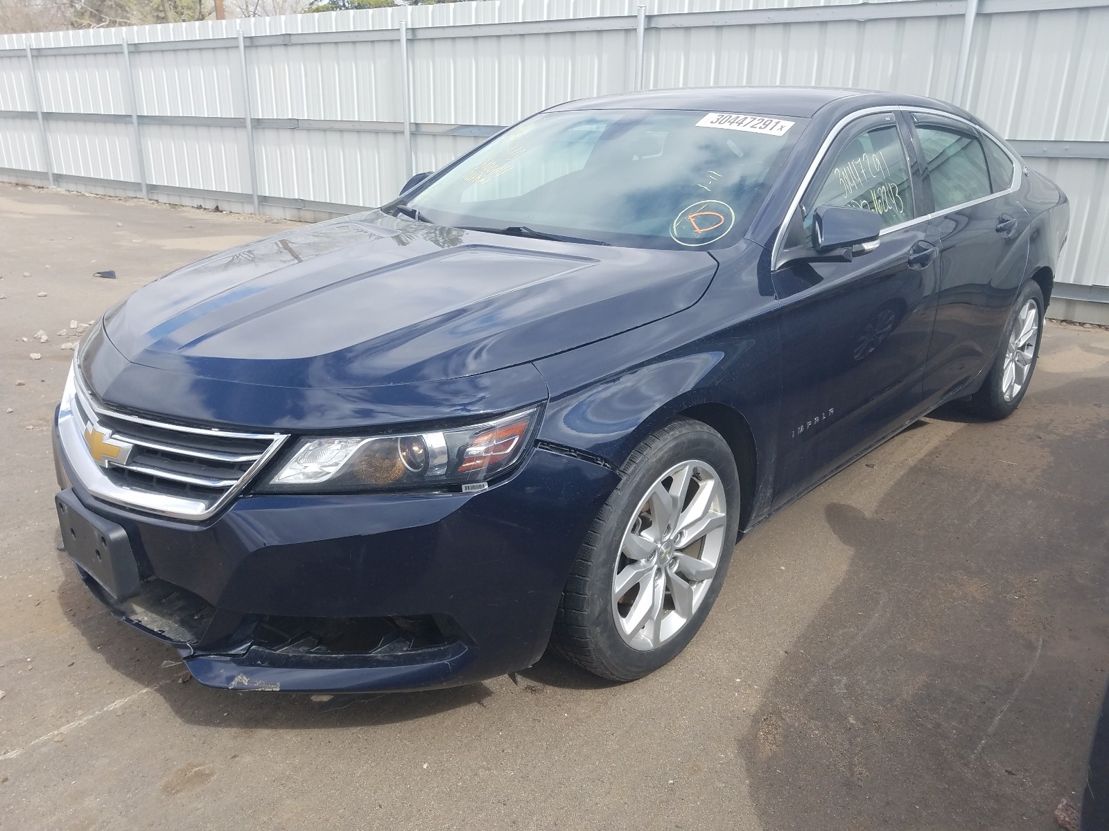 Photo 2 from auction – 2016 CHEVROLET IMPALA LT with VIN 2G1115S36G9150144