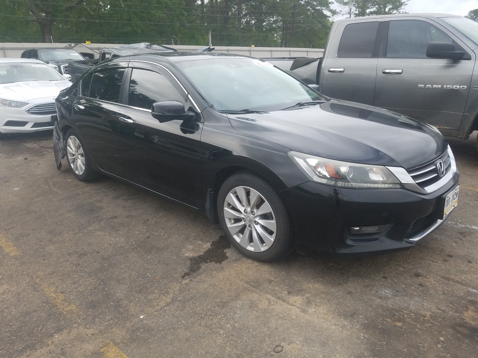 HONDA ACCORD EXL 2015 with VIN 1HGCR2F8XFA216261 - Photo from auction