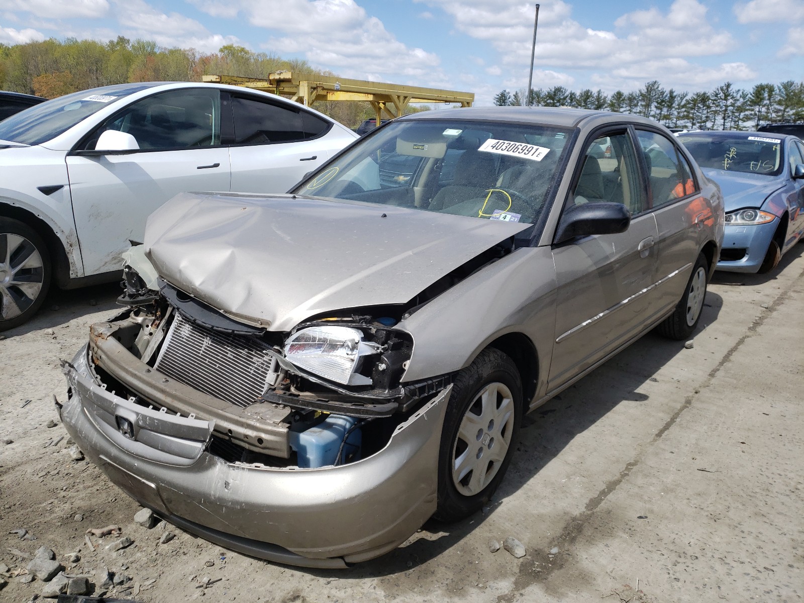 Photo 2 from auction – 2003 HONDA CIVIC LX with VIN 2HGES16593H563025