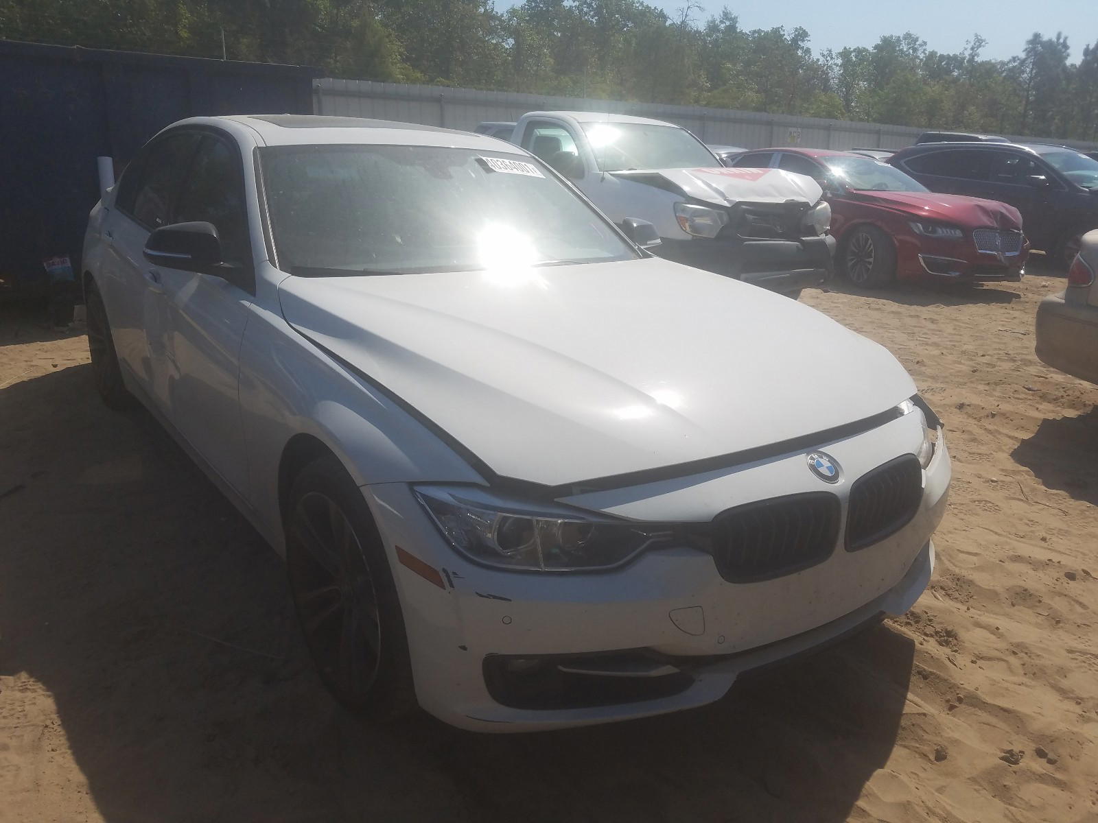 BMW 328 I 2014 with VIN WBA3A5C51EP603453 - Photo from auction