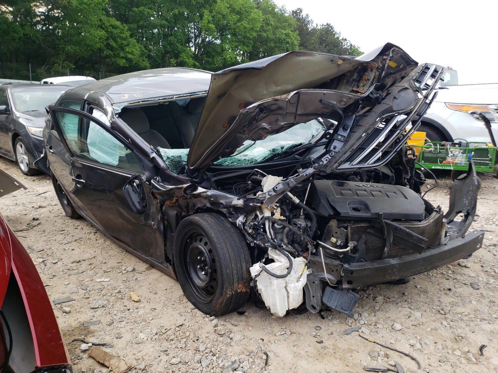TOYOTA COROLLA BA 2013 with VIN 5YFBU4EE6DP122446 - Photo from auction