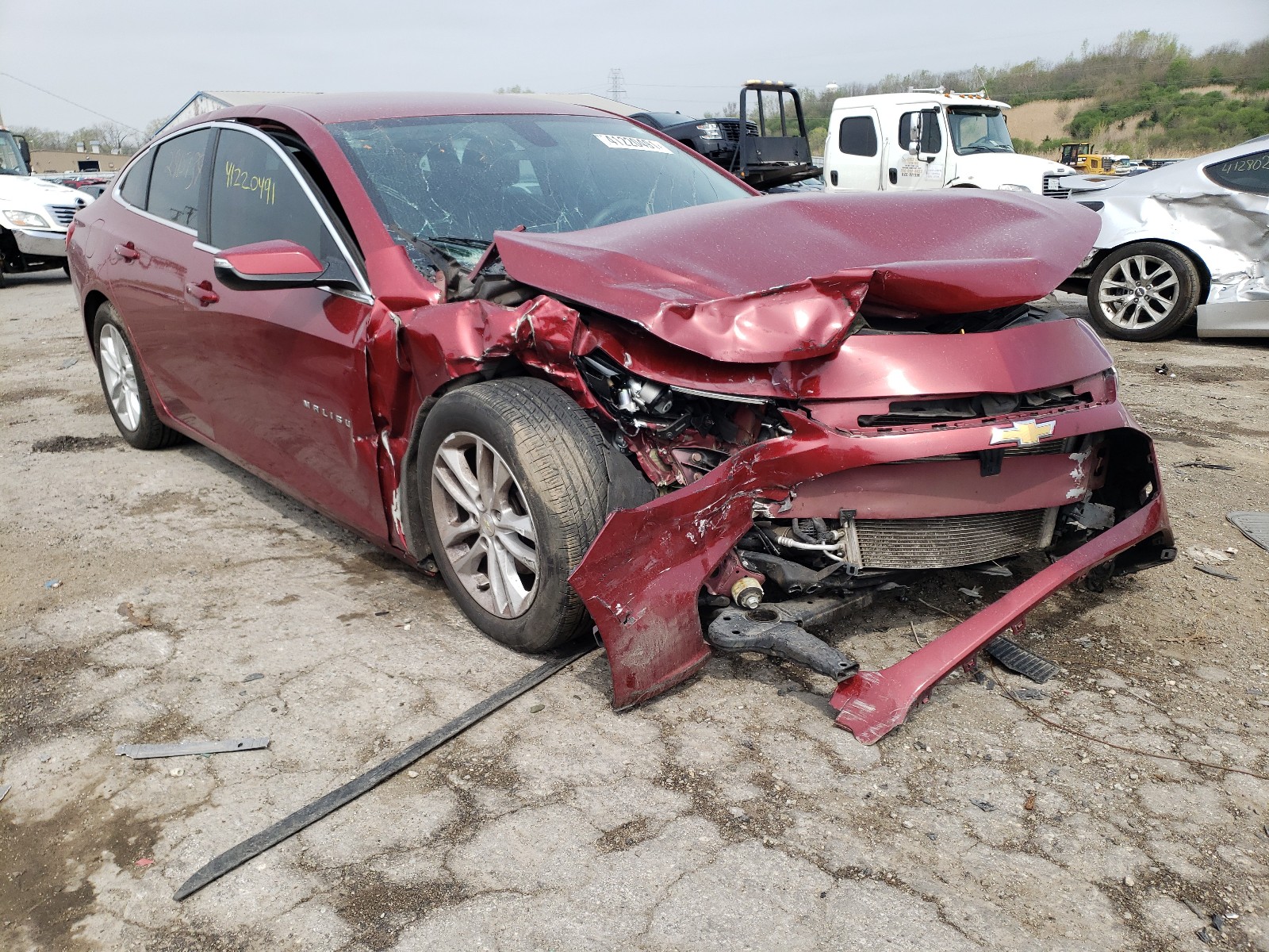 Photo 1 from auction – 2017 CHEVROLET MALIBU LT with VIN 1G1ZE5ST8HF136729