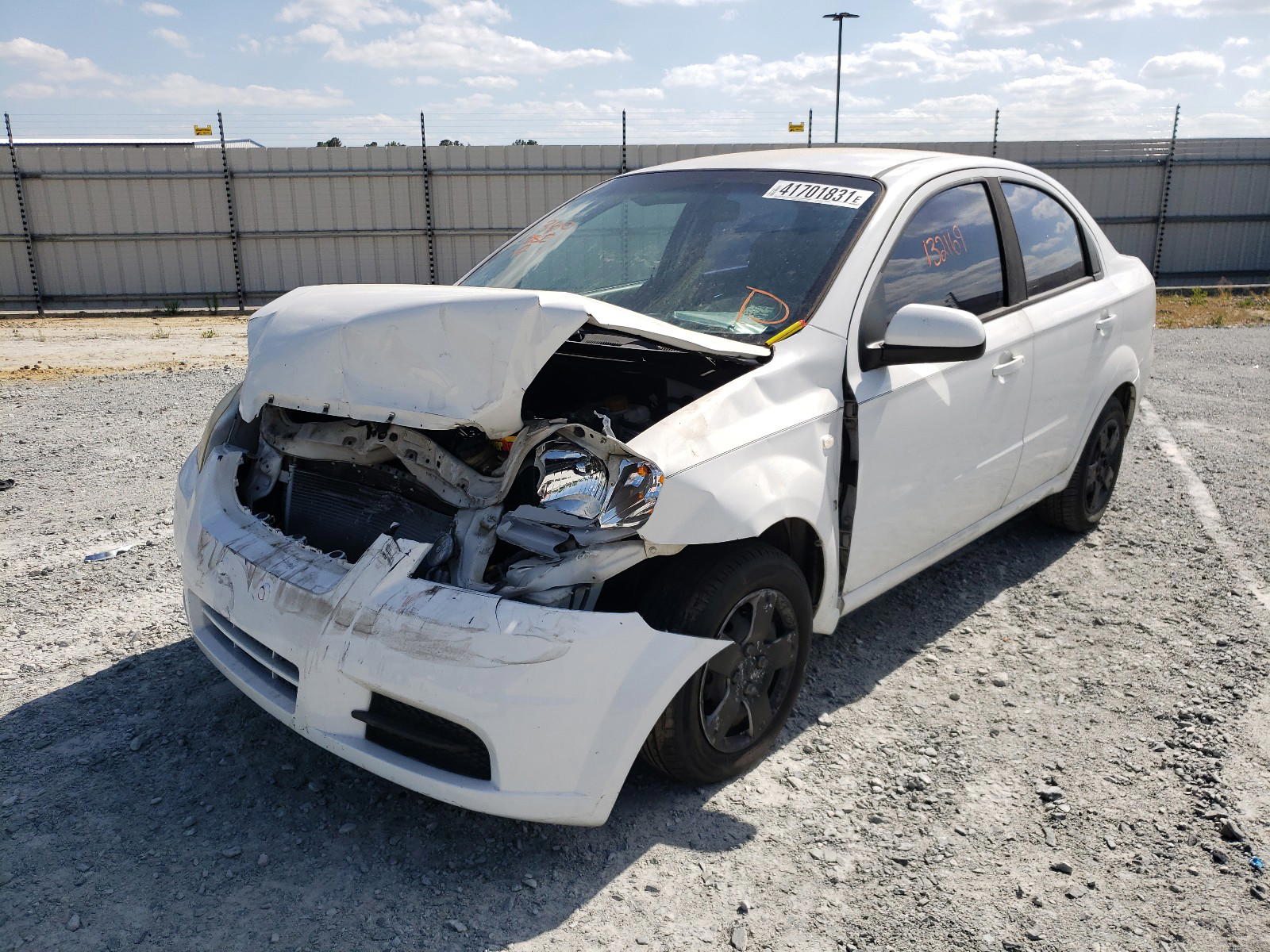 Photo 2 from auction – 2007 CHEVROLET AVEO BASE with VIN KL1TD56677B125805