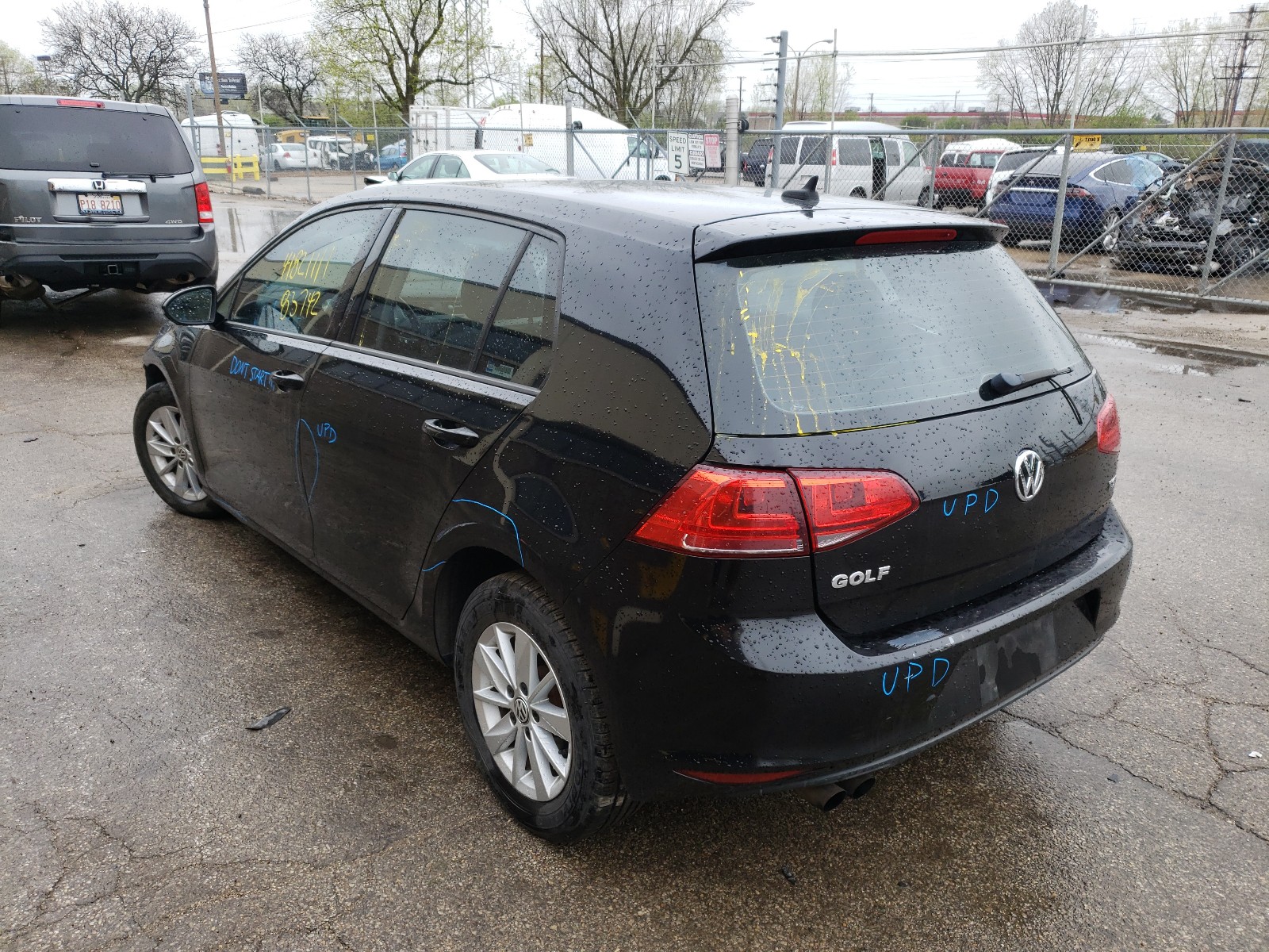 Photo 3 from auction – 2015 VOLKSWAGEN GOLF with VIN 3VW217AU8FM019799