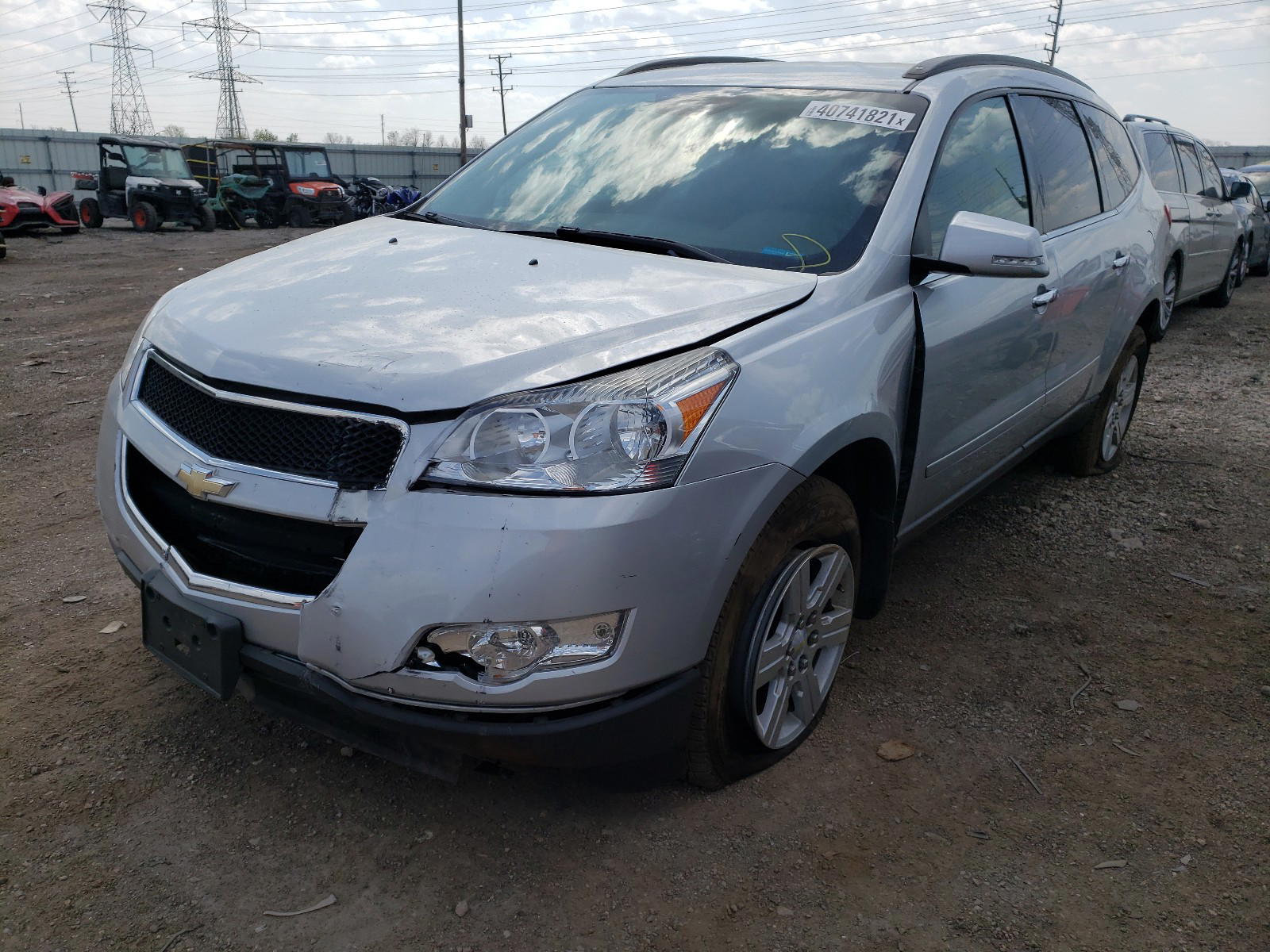 Photo 2 from auction – 2011 CHEVROLET TRAVERSE L with VIN 1GNKRGED7BJ227662