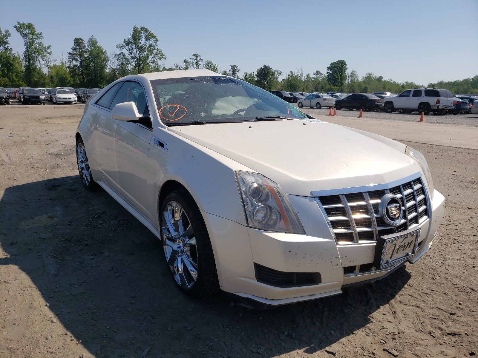 CADILLAC CTS 2013 with VIN 1G6DA1E3XD0177736 - Photo from auction