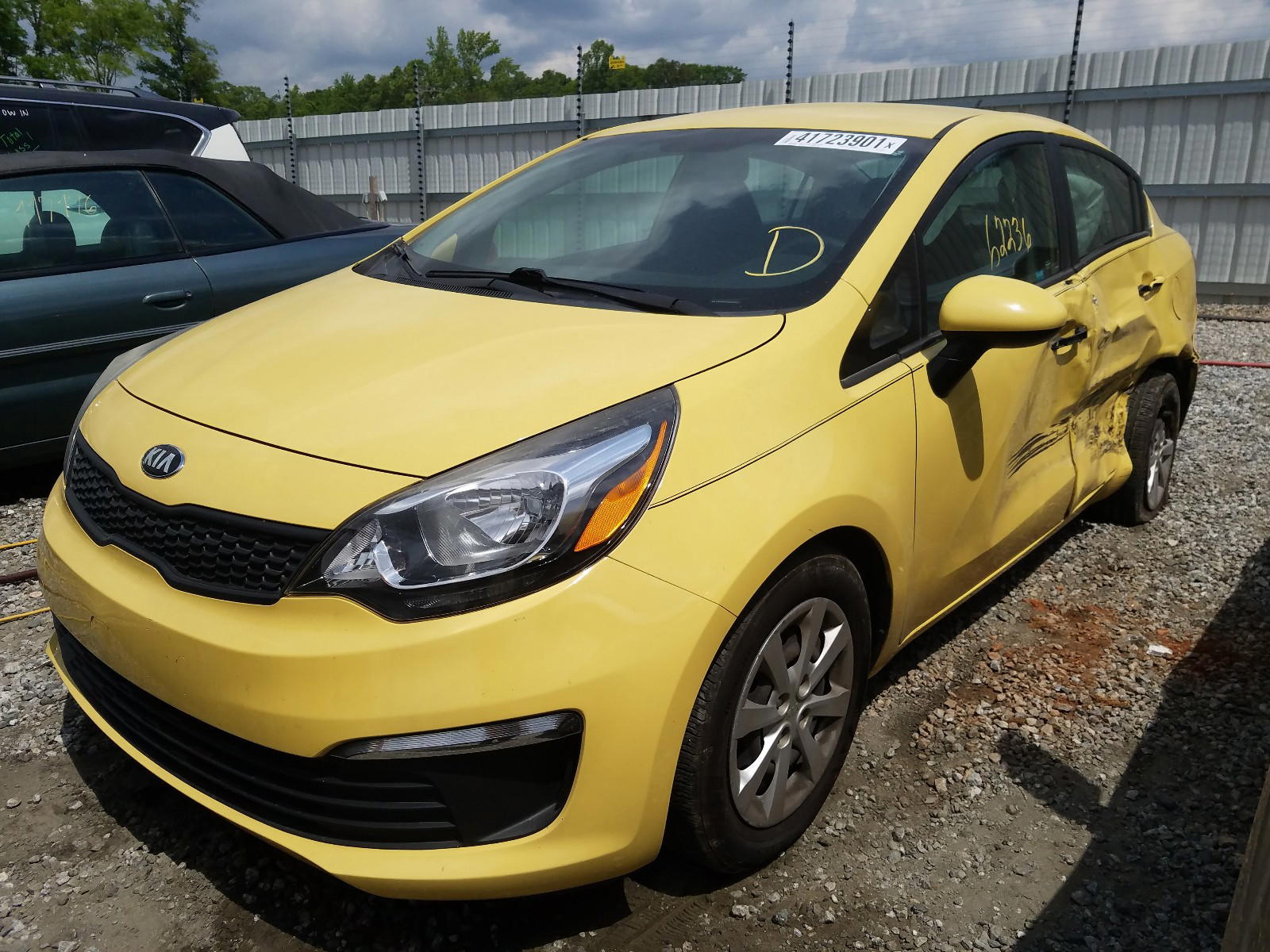 Photo 2 from auction – 2016 KIA RIO LX with VIN KNADM4A34G6681922