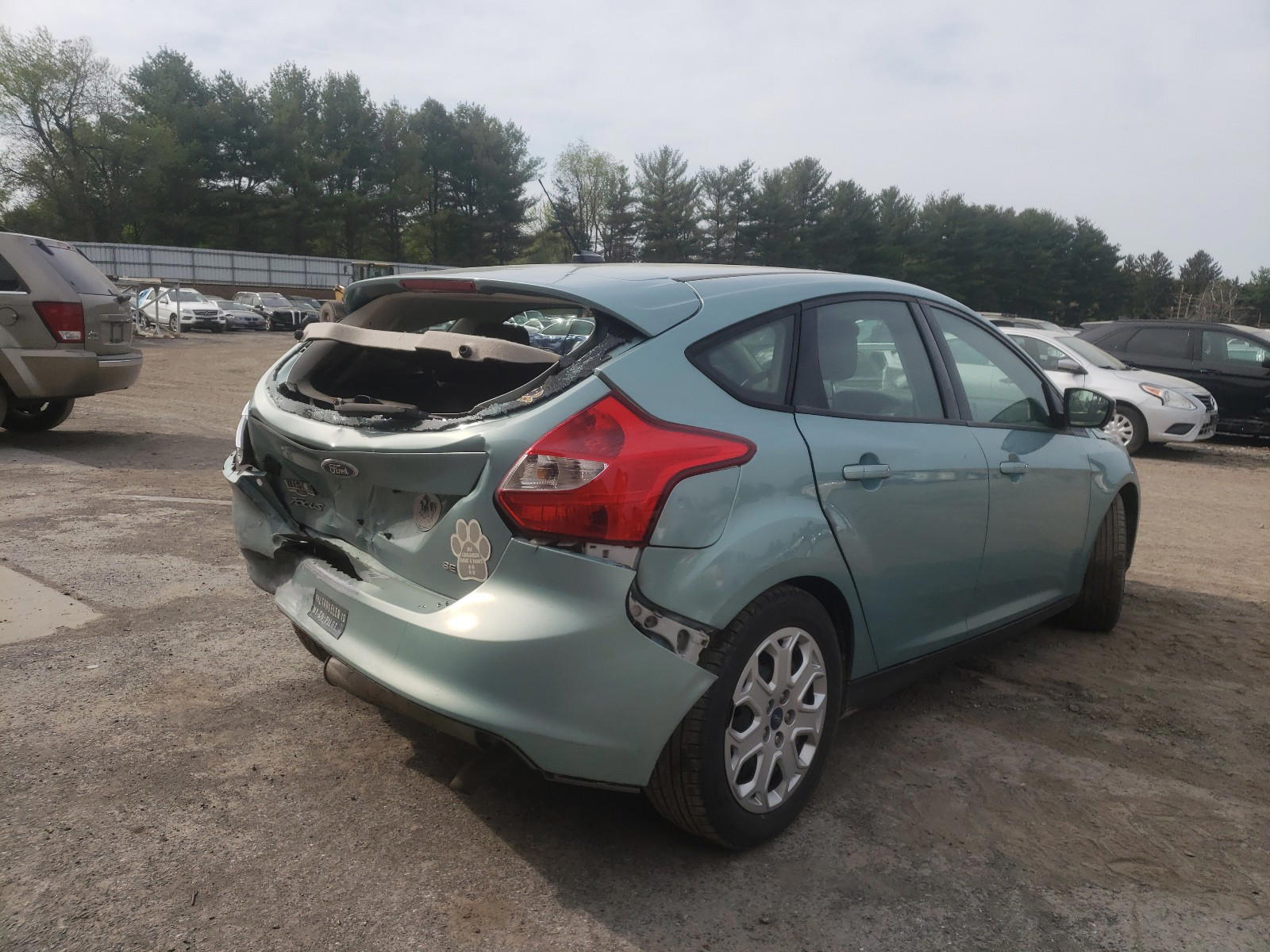 Photo 4 from auction – 2012 FORD FOCUS SE with VIN 1FAHP3K27CL105335