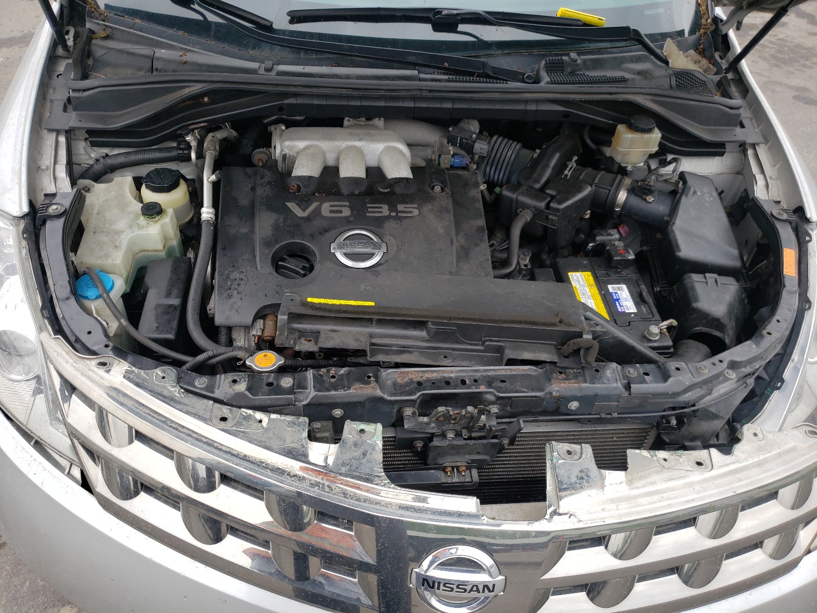 Photo 17 from auction – 2005 NISSAN MURANO SL with VIN JN8AZ08W95W444893