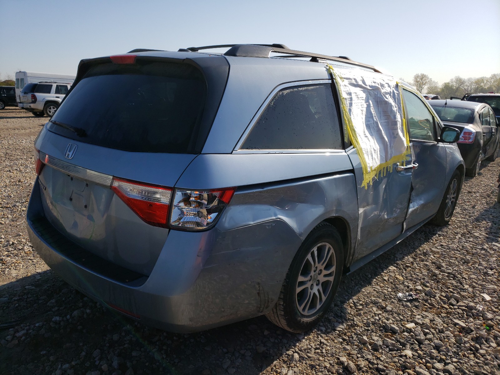 Photo 4 from auction – 2011 HONDA ODYSSEY EX with VIN 5FNRL5H60BB051152