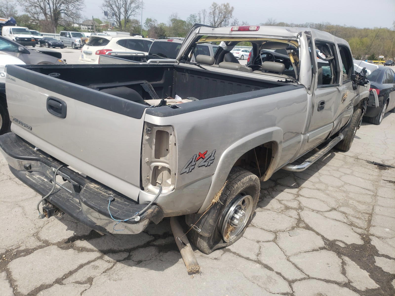 Photo 4 from auction – 2007 CHEVROLET SILVERADO with VIN 1GCHK23D57F111349