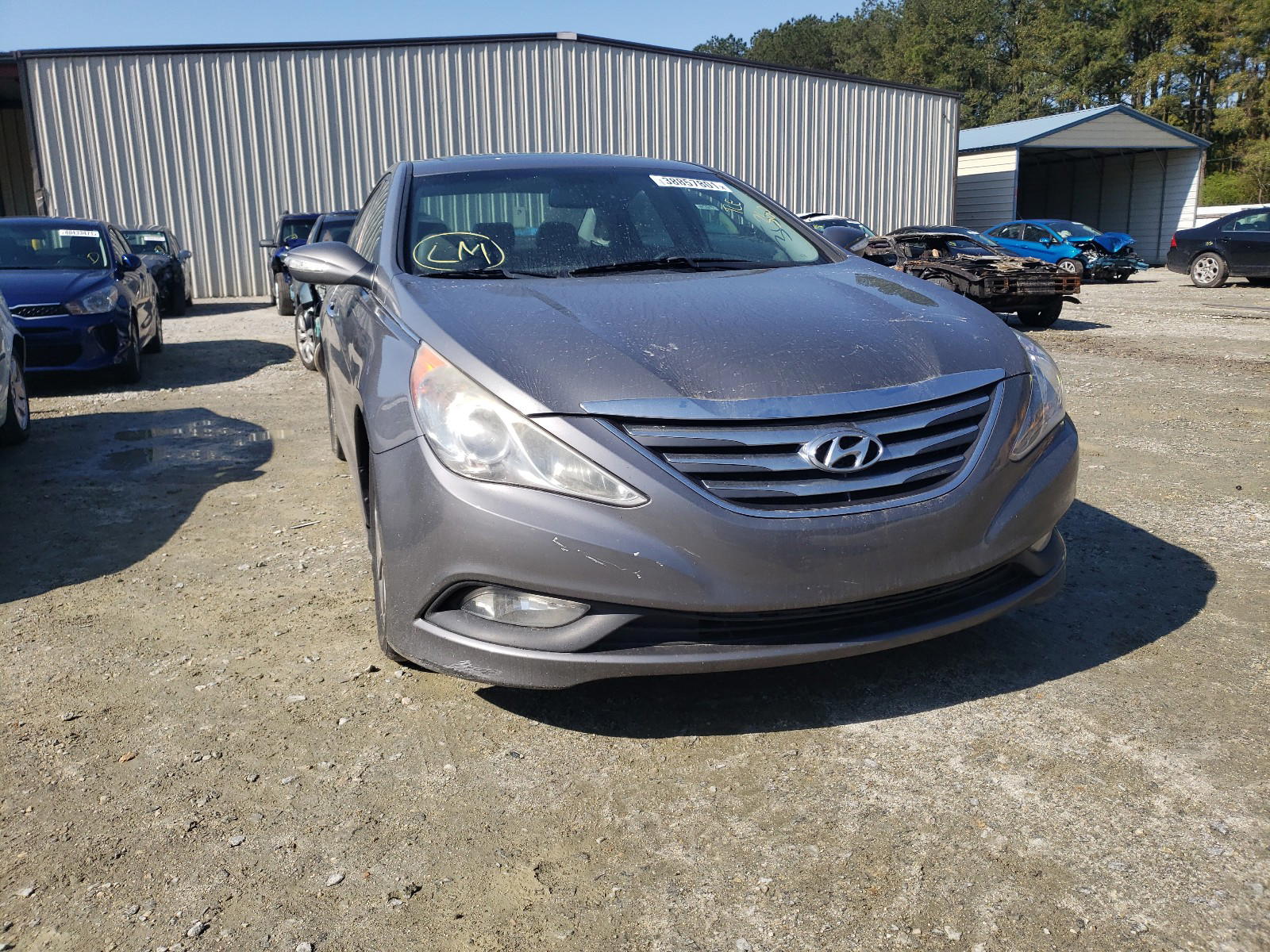 HYUNDAI SONATA SE 2014 with VIN 5NPEC4AC2EH846802 - Photo from auction