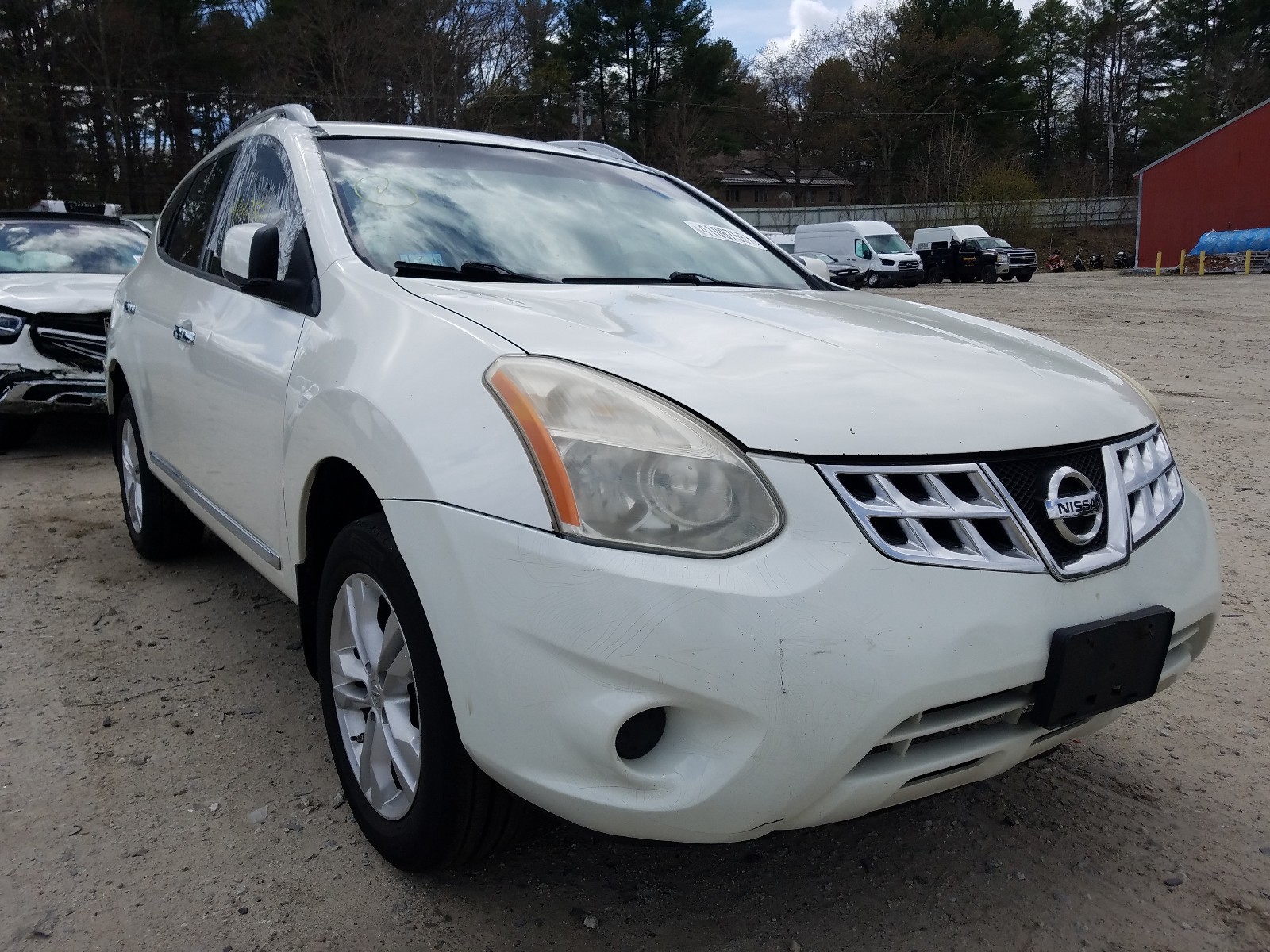 NISSAN ROGUE S 2012 with VIN JN8AS5MV3CW402814 - Photo from auction