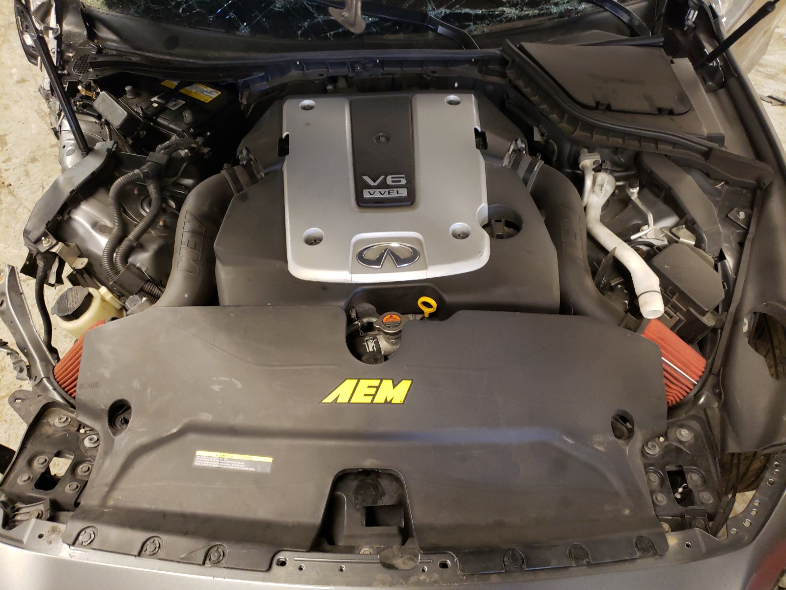 Photo 7 from auction – 2015 INFINITI Q50 BASE with VIN JN1BV7AR0FM415534