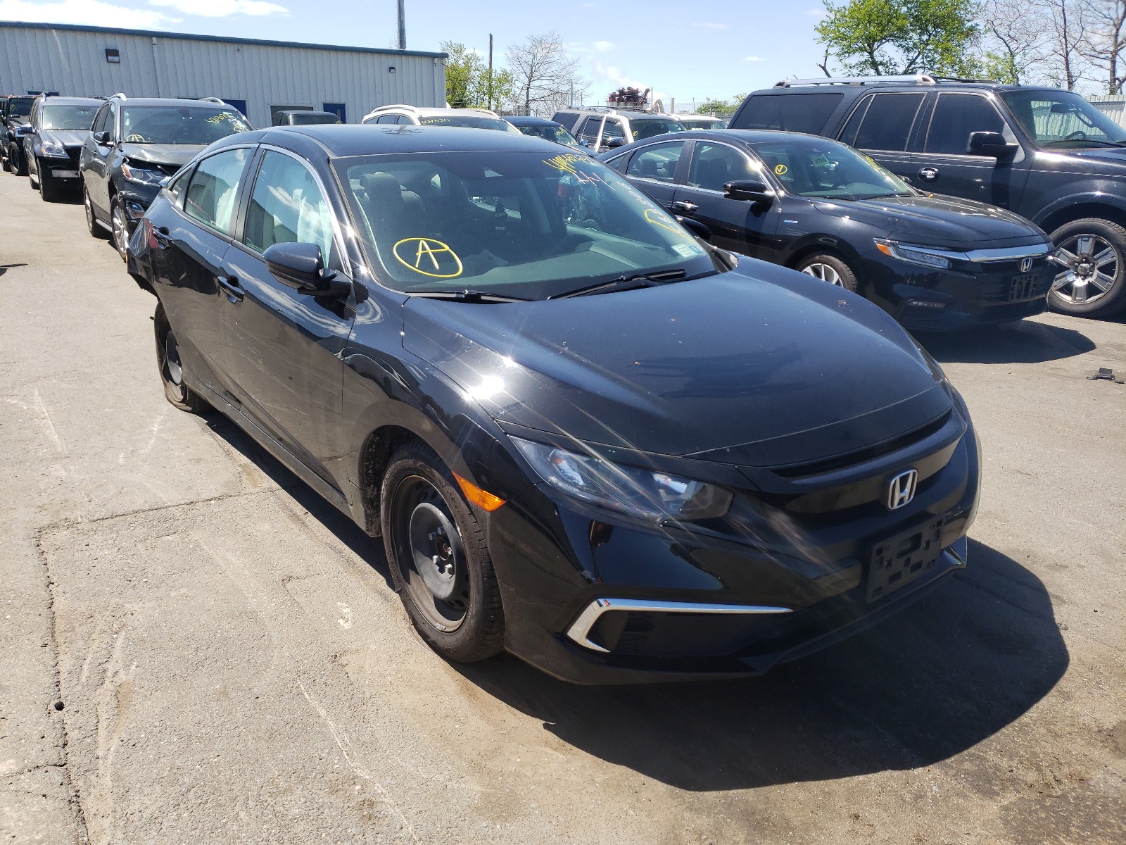 Photo 1 from auction – 2019 HONDA CIVIC LX with VIN 2HGFC2F6XKH588806