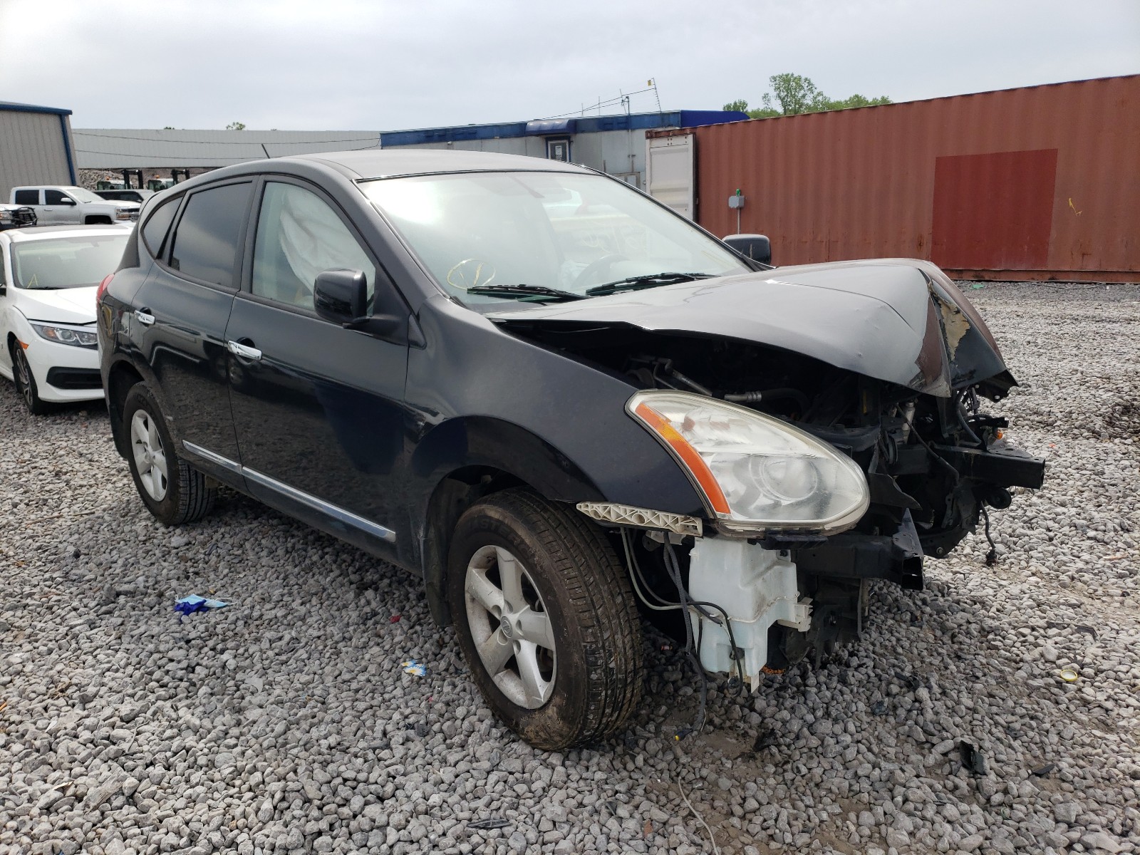 NISSAN ROGUE S 2013 with VIN JN8AS5MT2DW020922 - Photo from auction