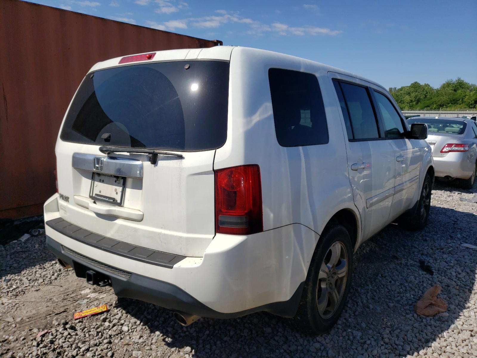 Photo 4 from auction – 2014 HONDA PILOT EXL with VIN 5FNYF3H56EB003531