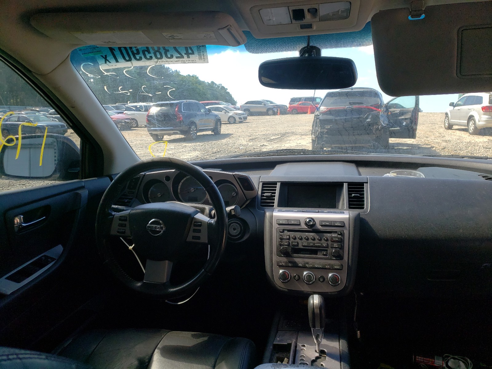 Photo 9 from auction – 2006 NISSAN MURANO with VIN JN8AZ08T06W405522