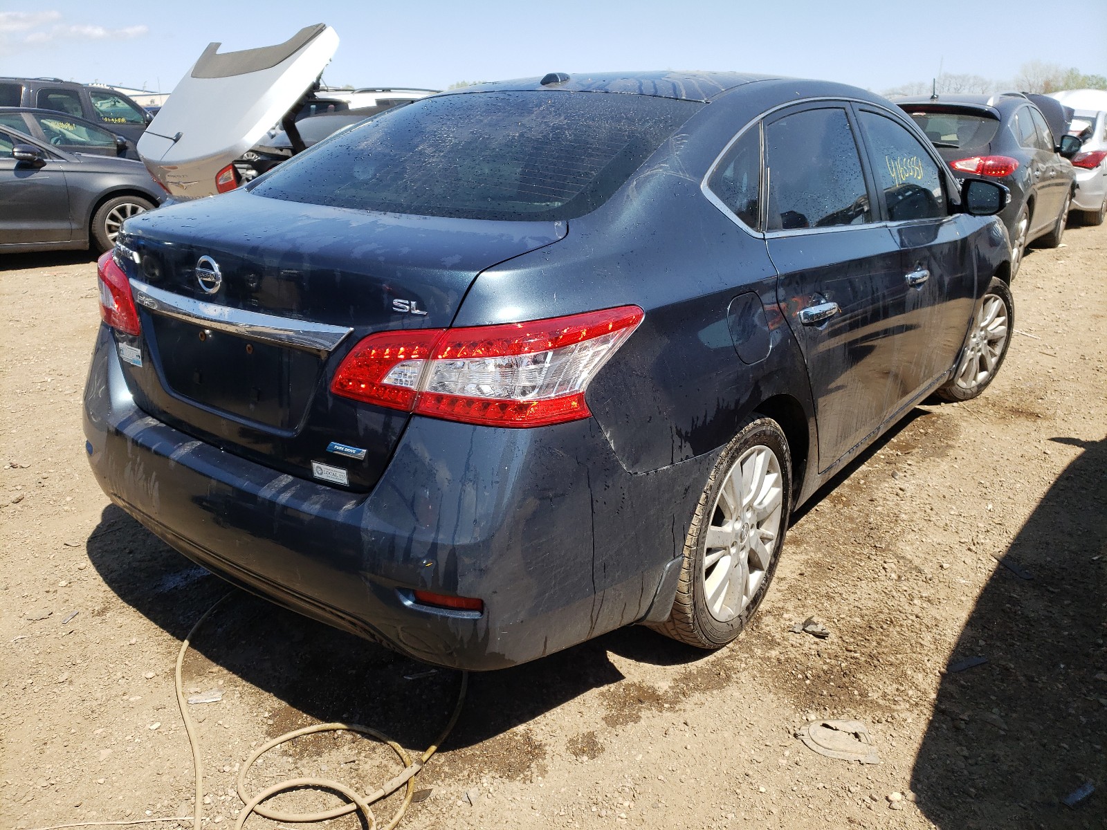 Photo 4 from auction – 2013 NISSAN SENTRA S with VIN 3N1AB7AP5DL738522