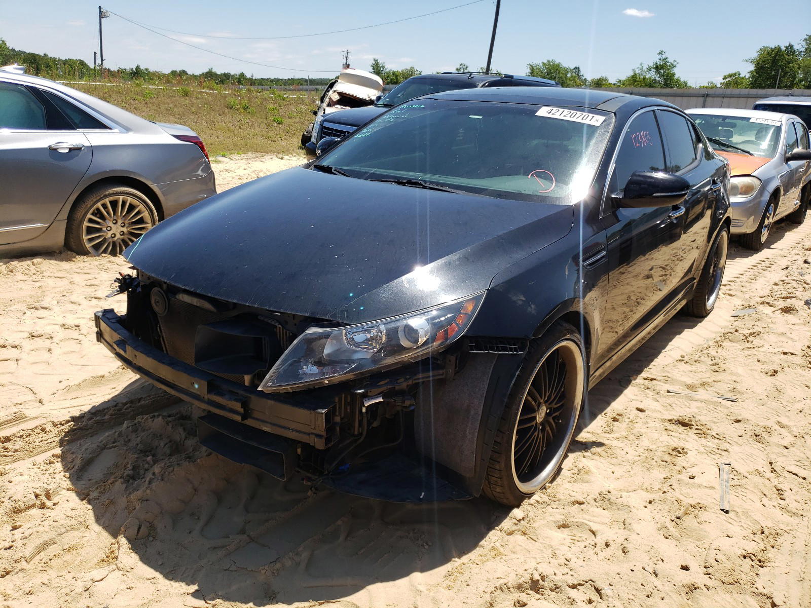 Photo 2 from auction – 2012 KIA OPTIMA SX with VIN 5XXGR4A69CG009779