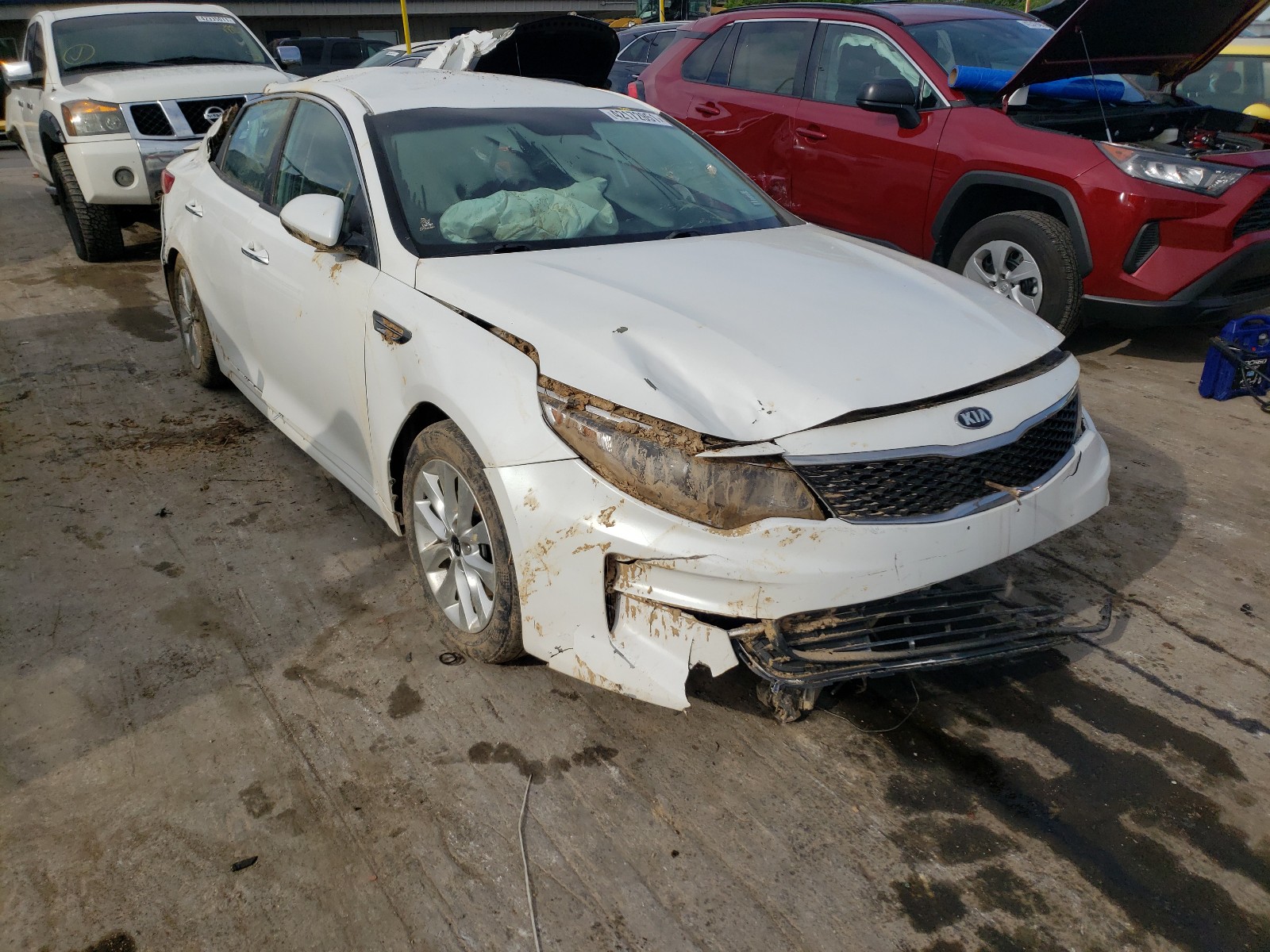 KIA OPTIMA LX 2016 with VIN 5XXGT4L35GG044779 - Photo from auction