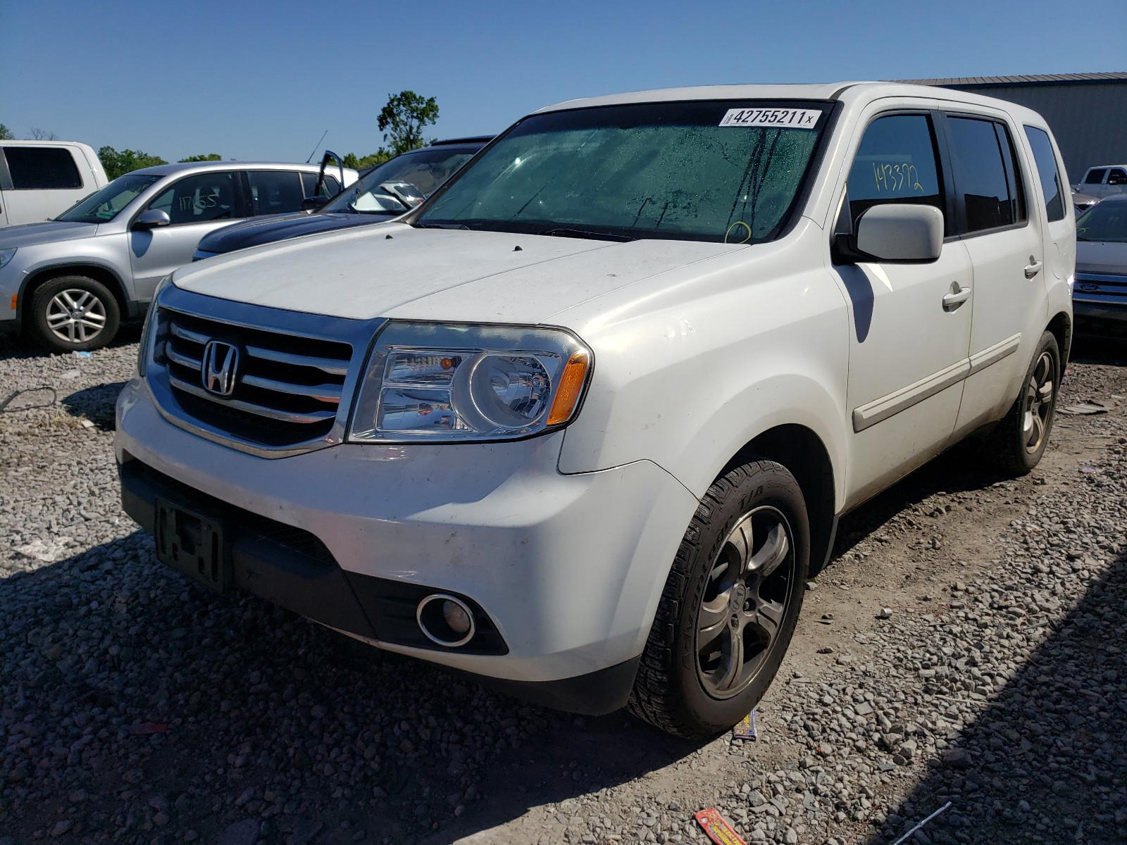 Photo 2 from auction – 2014 HONDA PILOT EXL with VIN 5FNYF3H56EB003531