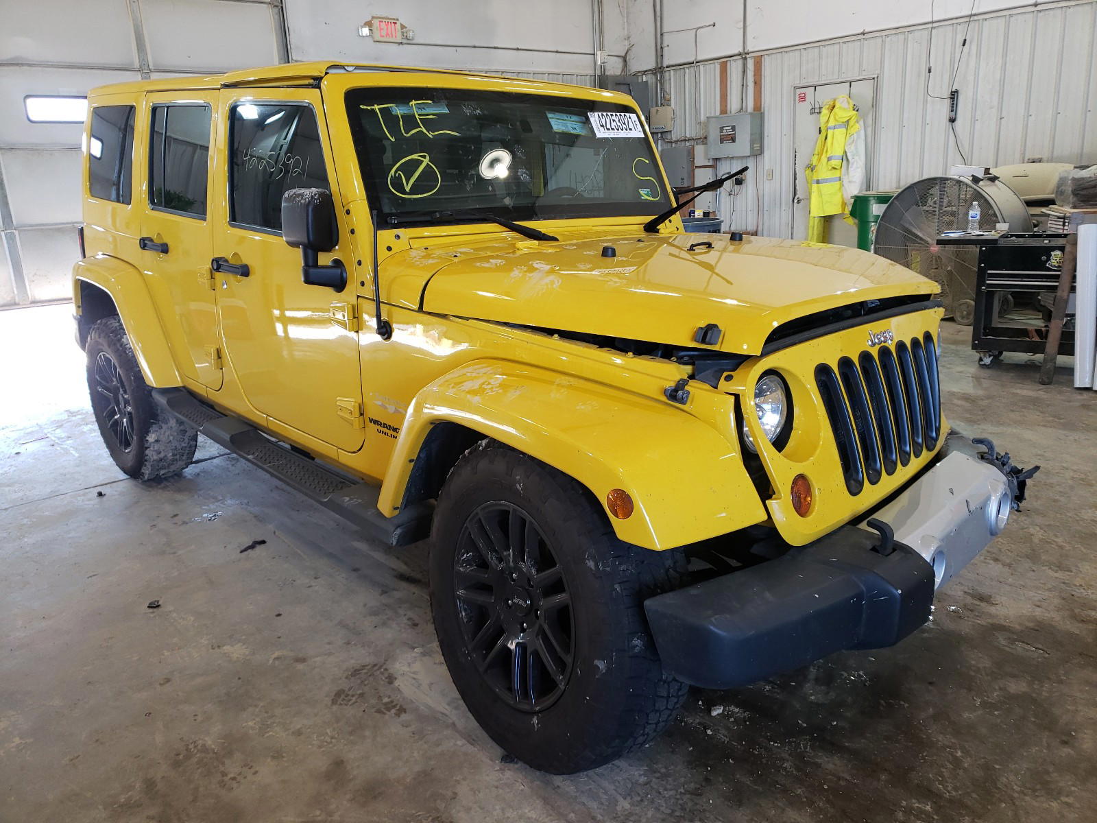 JEEP WRANGLER U 2011 with VIN 1J4BA5H19BL556738 - Photo from auction