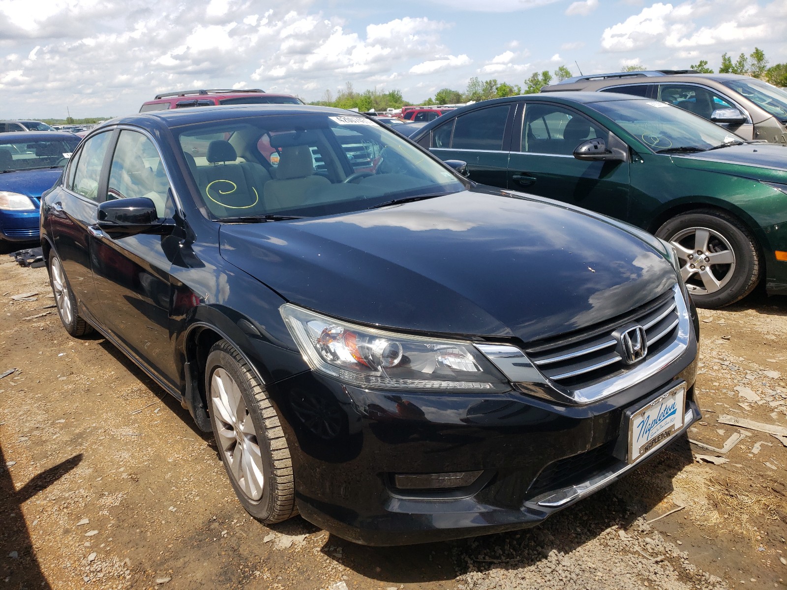Photo 1 from auction – 2014 HONDA ACCORD EX with VIN 1HGCR2F75EA140017