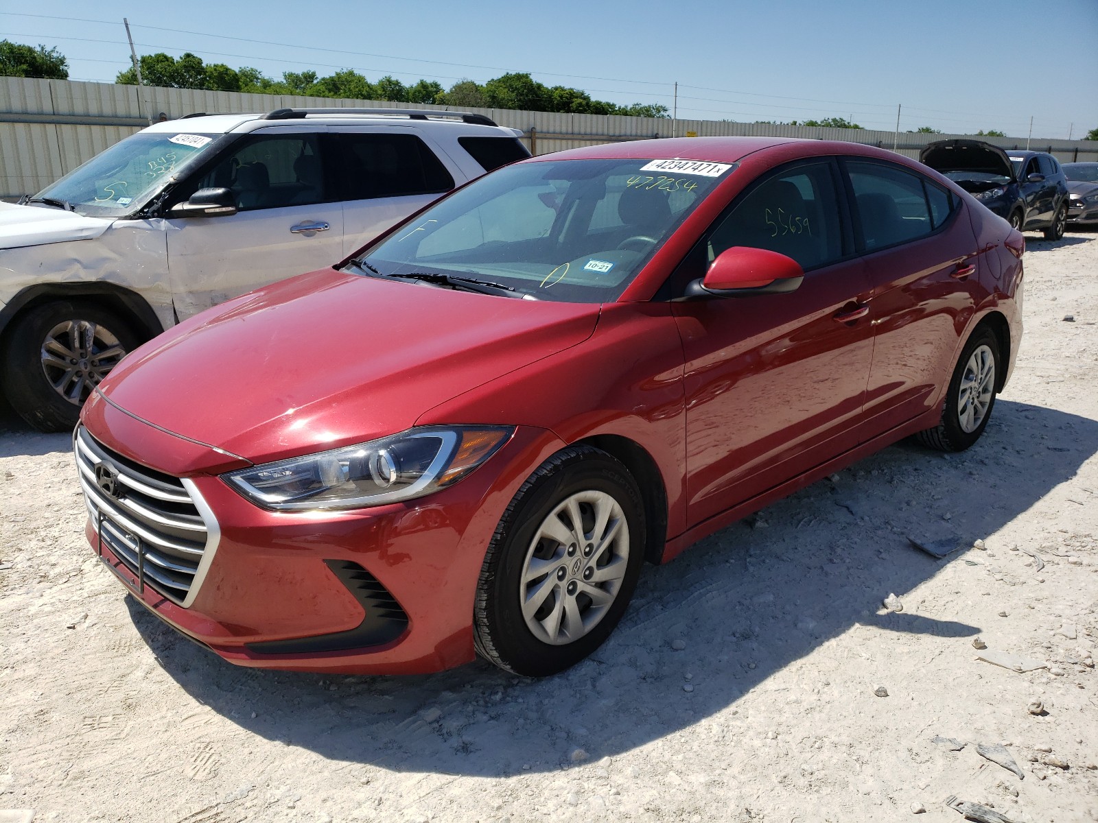 Photo 2 from auction – 2018 HYUNDAI ELANTRA SE with VIN KMHD74LFXJU477254