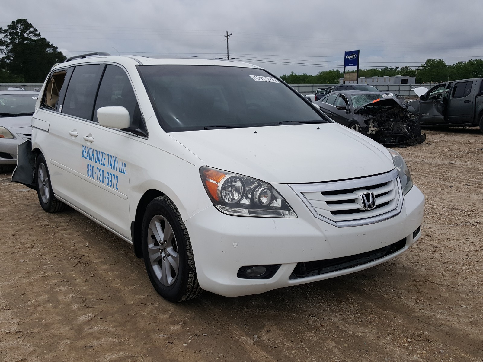 HONDA ODYSSEY TO 2008 with VIN 5FNRL38918B007409 - Photo from auction