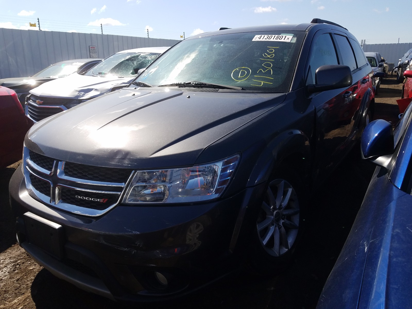 Фото 2 с аукциона – 2014 DODGE JOURNEY SX с VIN 3C4PDCBB3ET181026