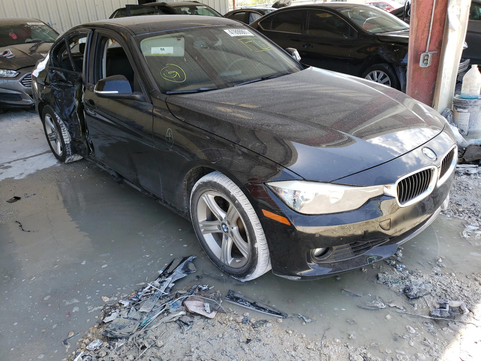 BMW 328 I 2014 with VIN WBA3A5G57ENP34005 - Photo from auction