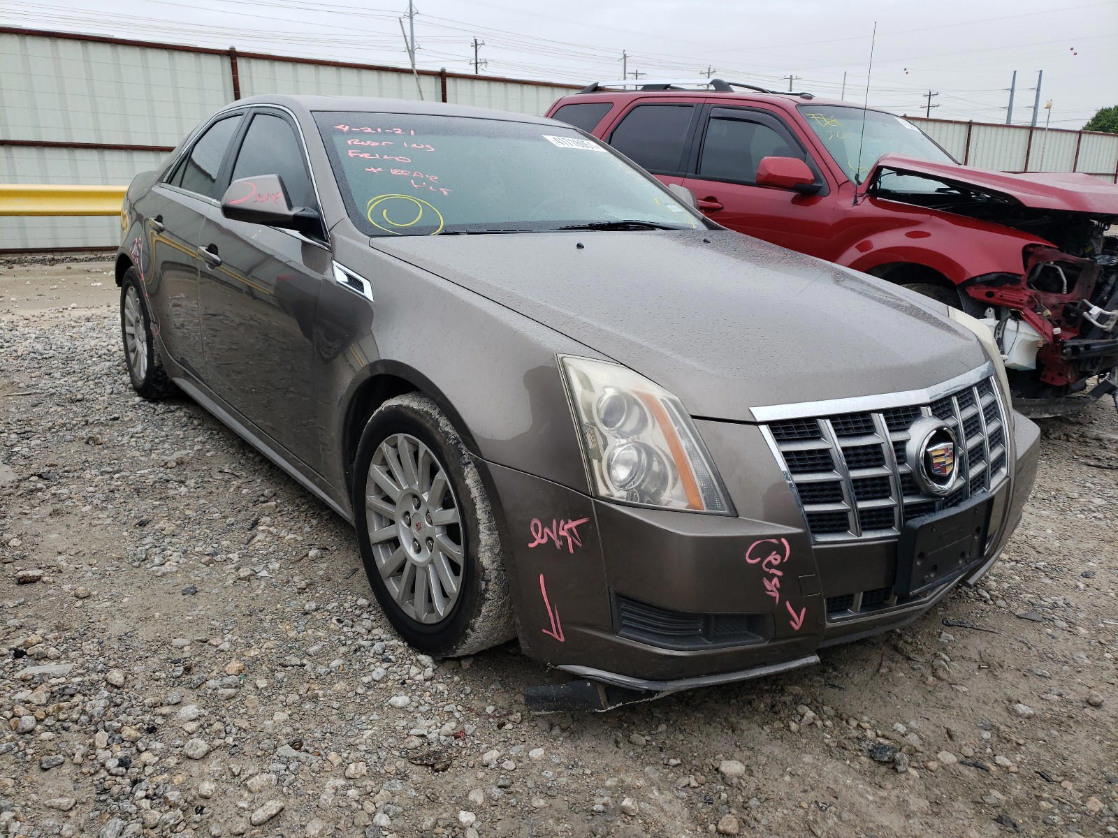 CADILLAC CTS 2012 with VIN 1G6DA5E53C0142852 - Photo from auction