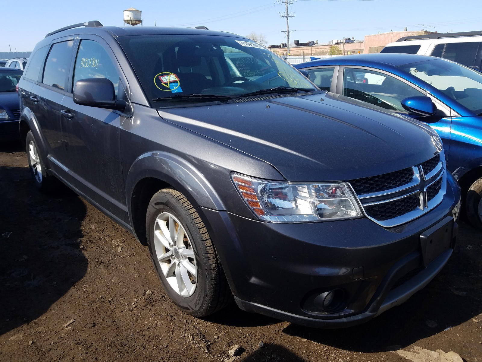 DODGE JOURNEY SX 2014 with VIN 3C4PDCBB3ET181026 - Photo from auction