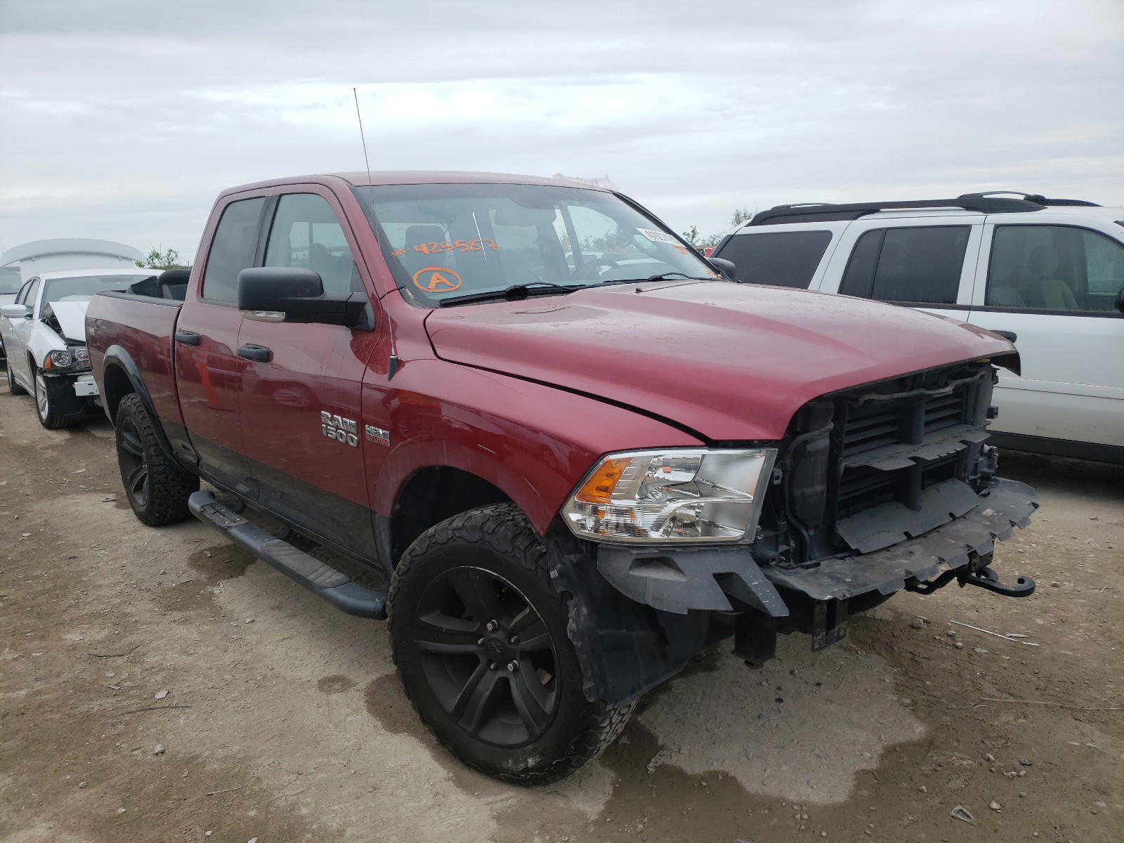 RAM 1500 SLT 2014 with VIN 1C6RR7GTXES425587 - Photo from auction